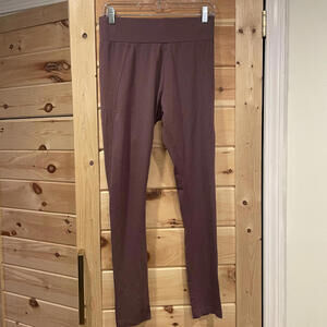 Lori Goldstein Women's purple Cotton Blend Leggings XS